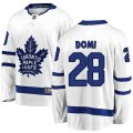 Toronto Maple Leafs #28 Tie Domi Fanatics Branded White Away Breakaway NHL Jersey