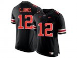 2016 Ohio State Buckeyes C.Jones #12 College Football Limited Jersey - Blackout