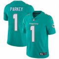 Miami Dolphins #1 Cody Parkey Aqua Green Team Color Vapor Untouchable Limited Player NFL Jersey