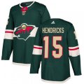 Minnesota Wild #15 Matt Hendricks Premier Green Home NHL Jersey