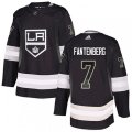 Los Angeles Kings #7 Oscar Fantenberg Authentic Black Drift Fashion NHL Jersey