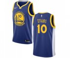 Golden State Warriors #10 Jacob Evans Swingman Royal Blue Basketball Jersey - Icon Edition