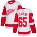 Detroit Red Wings #65 Danny DeKeyser Authentic White Away NHL Jersey
