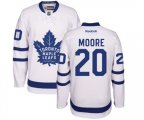 Toronto Maple Leafs #20 Dominic Moore Authentic White Away NHL Jersey