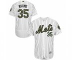 New York Mets Jacob Rhame Authentic White 2016 Memorial Day Fashion Flex Base Baseball Player Jersey