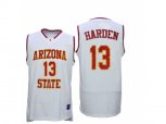 Men's Arizona State Sun Devils James Harden #13 College Basketball Jersey - White