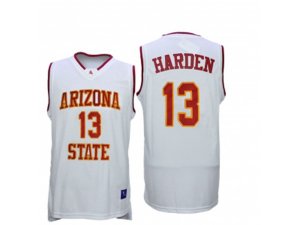 Men\'s Arizona State Sun Devils James Harden #13 College Basketball Jersey - White