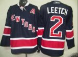 nhl hockey jerseys new york rangers #2 leetch dark blue[85th]