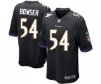 Baltimore Ravens #54 Tyus Bowser Game Black Alternate Football Jersey