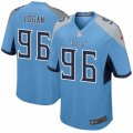 Tennessee Titans #96 Bennie Logan Game Light Blue Alternate NFL Jersey