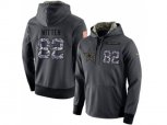 Dallas Cowboys #82 Jason Witten Stitched Black Anthracite Salute to Service Player Performance Hoodie