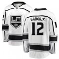 Los Angeles Kings #12 Marian Gaborik Authentic White Away Fanatics Branded Breakaway NHL Jersey