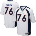Denver Broncos #76 Max Garcia Game White NFL Jersey