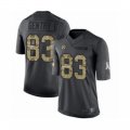 Pittsburgh Steelers #83 Zach Gentry Limited Black 2016 Salute to Service Football Jersey