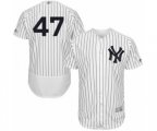 New York Yankees Jordan Montgomery White Home Flex Base Authentic Collection Baseball Player Jersey