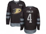 Anaheim Ducks #4 Cam Fowler Black 1917-2017 100th Anniversary Stitched NHL Jersey