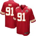 Kansas City Chiefs #91 Tamba Hali Game Red Team Color NFL Jersey