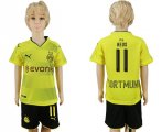 2017-18 Dortmund 11 REUS Home Youth Soccer Jersey