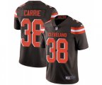 Cleveland Browns #38 T. J. Carrie Brown Team Color Vapor Untouchable Limited Player Football Jersey