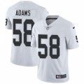 Oakland Raiders #58 Tyrell Adams White Vapor Untouchable Limited Player NFL Jersey