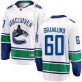 Vancouver Canucks #60 Markus Granlund Fanatics Branded White Away Breakaway NHL Jersey