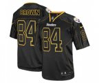 Pittsburgh Steelers #84 Antonio Brown Elite Lights Out Black Football Jersey