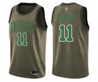 Boston Celtics #11 Enes Kanter Swingman Green Salute to Service Basketball Jersey