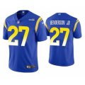 Los Angeles Rams #27 Darrell Henderson Jr. Royal Vapor Untouchable Stitched Football Jersey