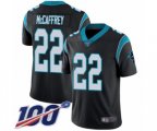 Carolina Panthers #22 Christian McCaffrey Black Team Color Vapor Untouchable Limited Player 100th Season Football Jersey