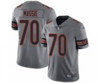 Chicago Bears #70 Bobby Massie Limited Silver Inverted Legend Football Jersey
