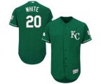 Kansas City Royals #20 Frank White Green Celtic Flexbase Authentic Collection MLB Jersey