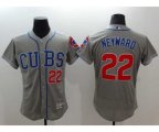 Chicago Cubs #22 Jason Heyward Majestic grey Flexbase Authentic Collection Player Jersey