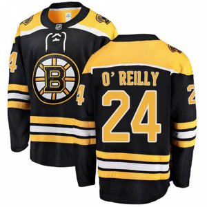 Boston Bruins #24 Terry O\'Reilly Authentic Black Home Fanatics Branded Breakaway NHL Jersey