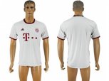 Bayern Munchen Blank White Soccer Club Jersey