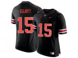 2016 Ohio State Buckeyes Ezekiel Elliott #15 College Football Limited Jersey - Blackout