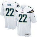 Los Angeles Chargers #22 Jason Verrett Game White NFL Jersey