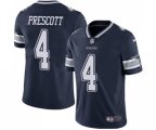 Dallas Cowboys #4 Dak Prescott Navy Blue Team Color Vapor Untouchable Limited Player Football Jersey