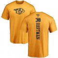 Nashville Predators #38 Ryan Hartman Gold One Color Backer T-Shirt