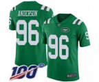New York Jets #96 Henry Anderson Limited Green Rush Vapor Untouchable 100th Season Football Jersey
