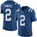 Indianapolis Colts #2 Rigoberto Sanchez Royal Blue Team Color Vapor Untouchable Limited Player NFL Jersey