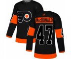 Adidas Philadelphia Flyers #47 Andrew MacDonald Authentic Black Alternate NHL Jersey