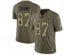 Dallas Cowboys #87 Geoff Swaim Limited Olive Camo 2017 Salute to Service NFL Jersey