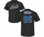 New York Mets #85 Carlos Gomez Black Name & Number T-Shirt