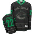 Vancouver Canucks #22 Daniel Sedin Premier Black Ice NHL Jersey