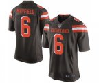 Cleveland Browns #6 Baker Mayfield Game Brown Team Color Football Jersey