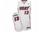 Miami Heat #13 Edrice Adebayo Authentic White Home NBA Jersey