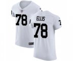Oakland Raiders #78 Justin Ellis White Vapor Untouchable Elite Player Football Jersey