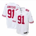 San Francisco 49ers #91 Arik Armstead Nike White Vapor Limited Player Jersey