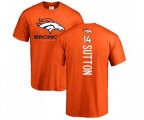 Denver Broncos #14 Courtland Sutton Orange Backer T-Shirt