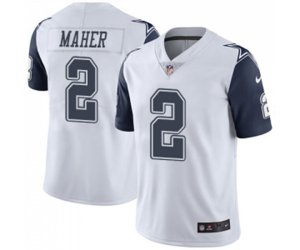 Dallas Cowboys #2 Brett Maher Limited White Rush Vapor Untouchable Football Jersey